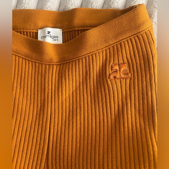 COURREGES REEDITION RIB KNIT PANTS • Size 2 - Picture 8 of 14